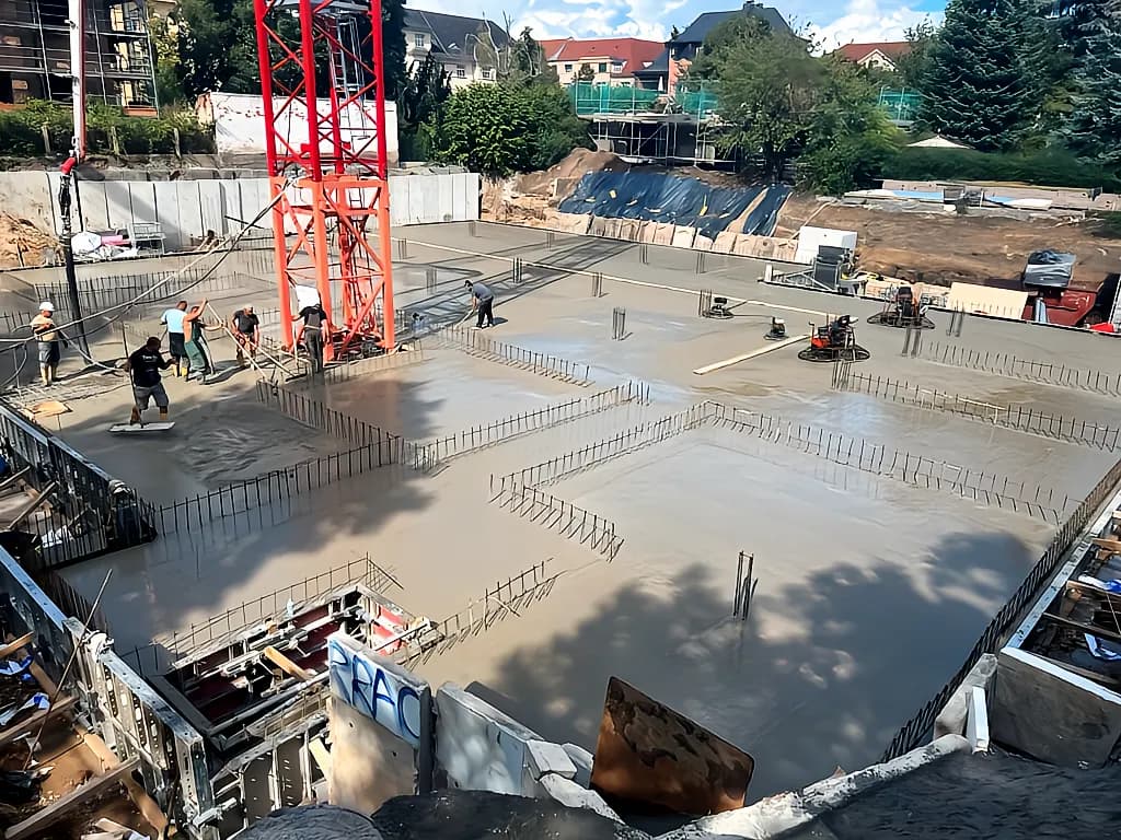 Rohbau Naunhofer Straße, Baustellenfoto 2