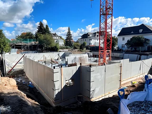 Rohbau Naunhofer Straße, Baustellenfoto 4